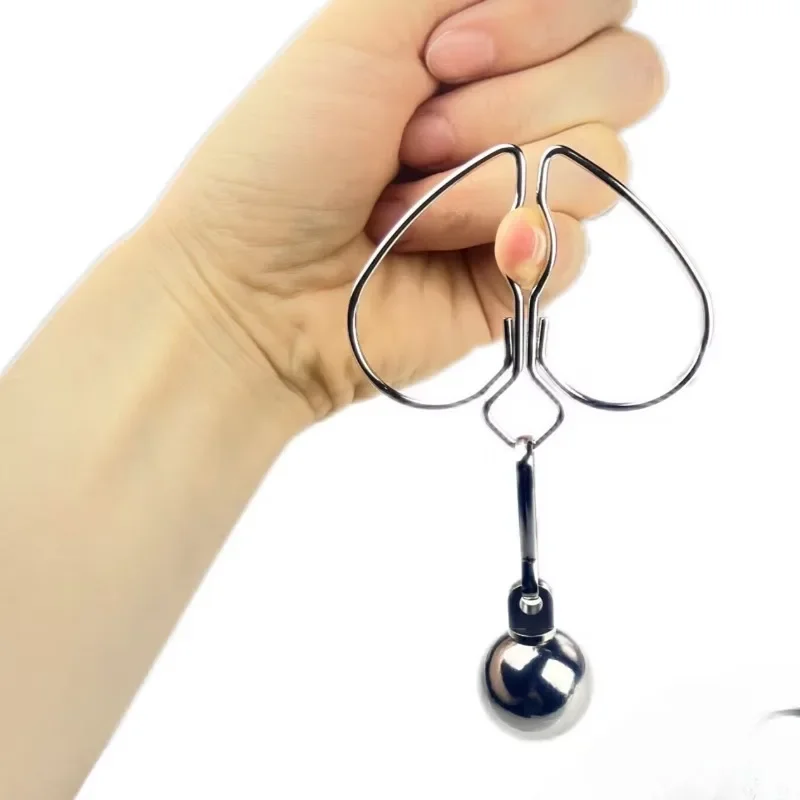 مشابك حلمات من الفولاذ المقاوم للصدأ للأزواج ، دلاية الثدي ، الوزن ، تحفيز الثدي ، مشابك الحلمات ، ألعاب جنسية للمزاج للبالغين ، لعبة المتعة