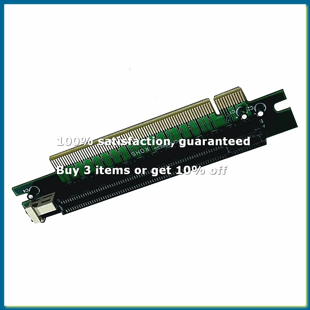 PCI-E 16X Riser Card 90 Degree Pci-E Pci-Express 16X to 16X Slot Right Angle Extender Protector Adapter Card