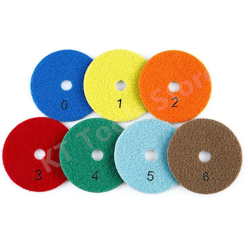 

7Pcs 3/4 Inch Dry Use Diamond Polishing Pad Gloss Pad Sharp Flexible Sanding Disc For Marble Stone Granite Tile Grinding Abrasi