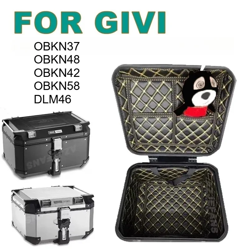 For GIVI OBK 42 58 37 48 OBKN42 OBK58 DLM46 DLM TREKKER OUTBACK 58 42 Motorcycle Top Case Protector Storage Box Mat Accessories