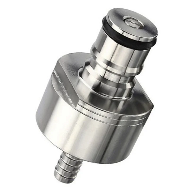 

WFF Beer Brewing Carbonation Cap with 5/16Inch Barb Ball Lock Disconnect Set,Fit Soda Beer Most of Drink PET Bottles