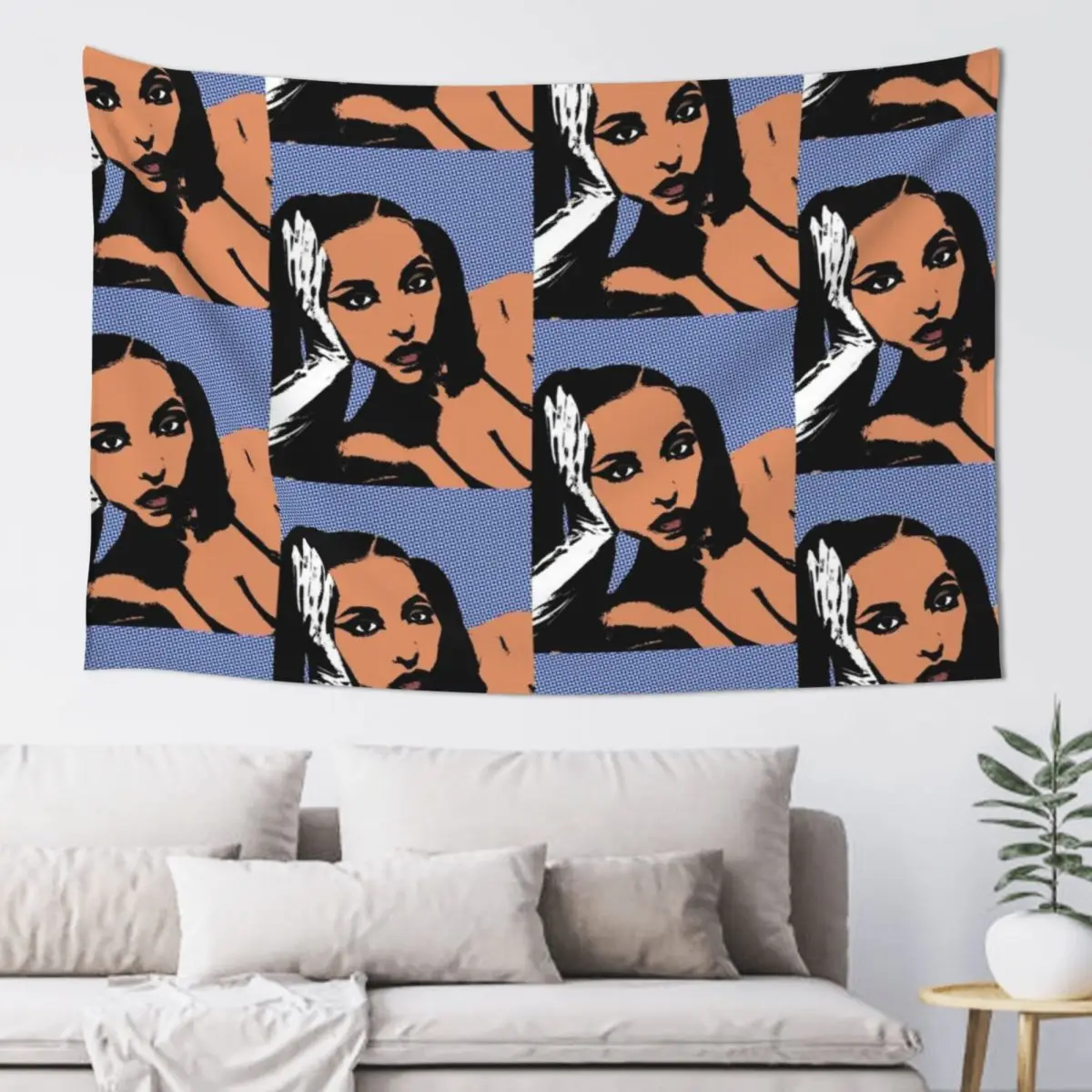 Tinashe style pop art Tapestry Decor For Room Living Room Decoration Tapestry