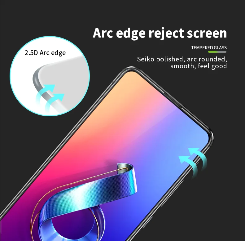 2Pcs Asus Zenfone 6 ZS630KL Glass Tempered Glass for Zenfone 6 ZS630KL Film Full Glue Screen Protector Asus Zenfone 6Z ZS630KL