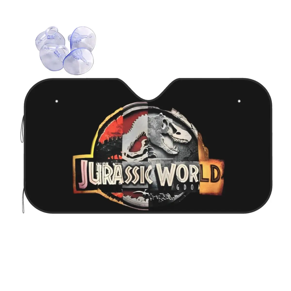 

Jurassic World Rebirth Sunshade Windscreen 2025 Dinosaurs Film Fashion Car Front Windshield 76x140cm Sun Visor Car-covers