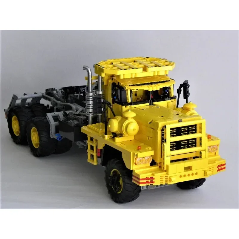 

MOC-114920 Желтый Тихоокеанский грузовик P12, строительные блоки, модель 2479, детали MOC, креативные рождественские строительные блоки для мальчиков и детей