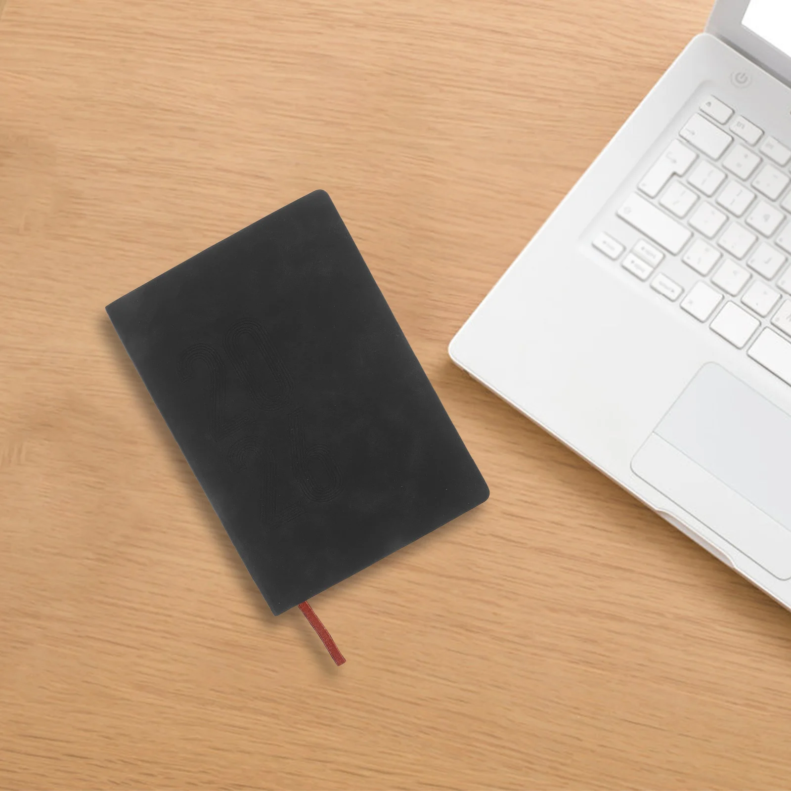 2026-Planer, englisches Notizbuch, weicher Einband, PU-Tagebuch, 12-Monats-Kalender, Gewohnheits-Tracker, wöchentlicher Monatsplaner, Tagesplan