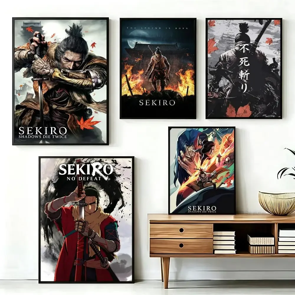 game Sekiro Shadows Die Twice  Poster HD Printing Fresh and Nordic Home Decor Wall Art for the Living Rooms Hallways Gift Giving
