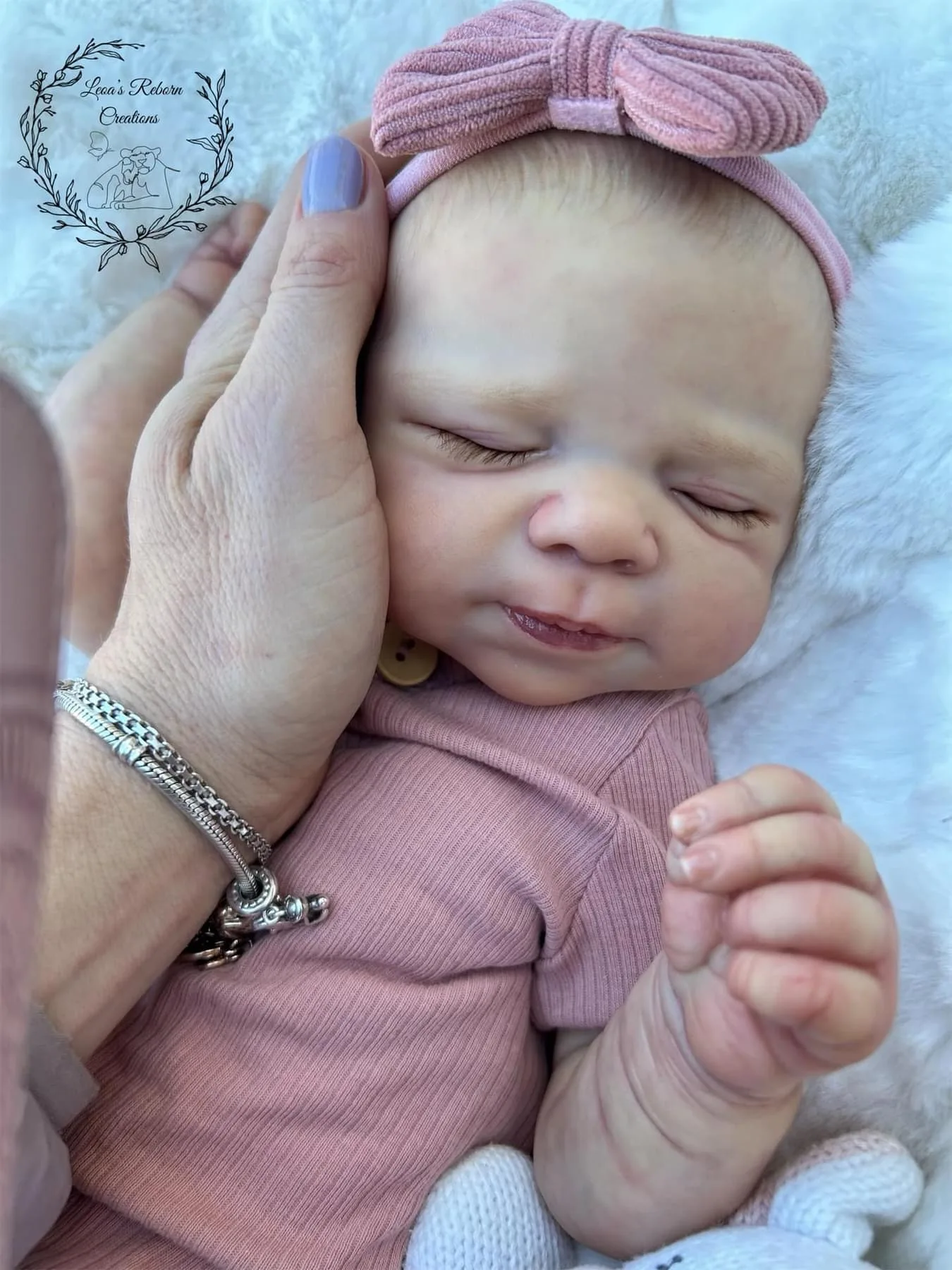 NPK Bambola rinata per neonato da 19 pollici - Pascale Corpo morbido Pelle 3D coccolosa realistica Strati multipli Pittura Tocco realistico