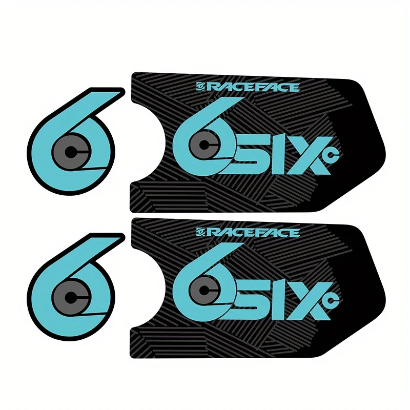 

Набор из 6 наклеек C-crank, защитных наклеек для велосипедных звездочек, прочной и декоративной пленки.