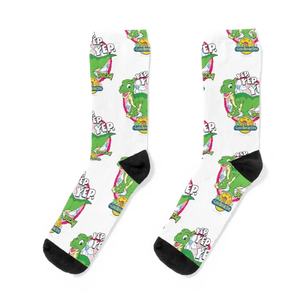 

Land Before Time Ducky Little Boys Toddler Socks tennis Heating sock Crossfit hiphop Socks Male Women's