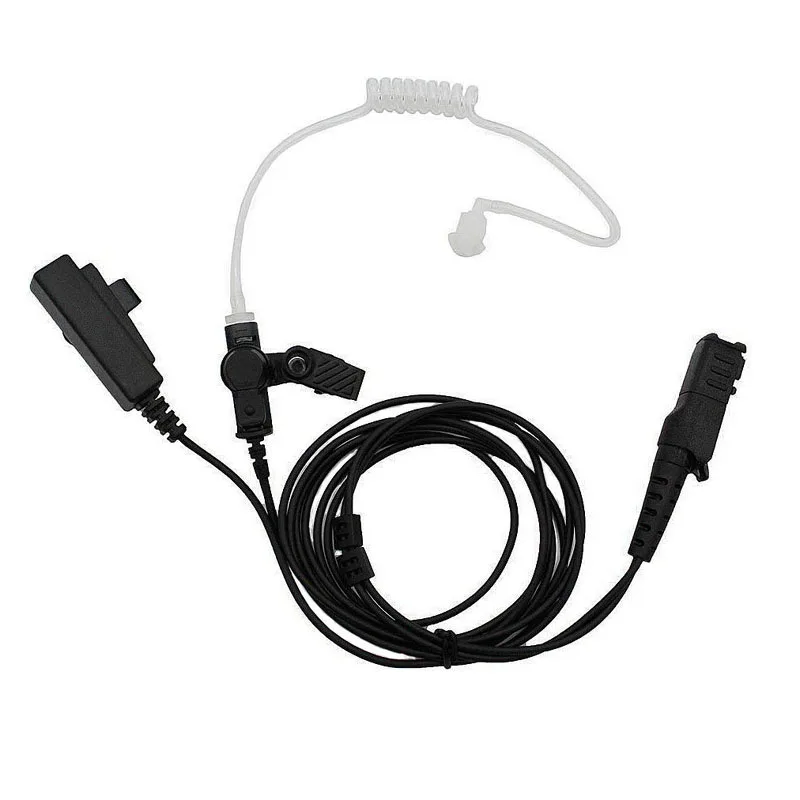 Acoustic Tube PTT Headset For Motorola Xir P6600 P6620 XPR3300 XPR3500 MTP3250
