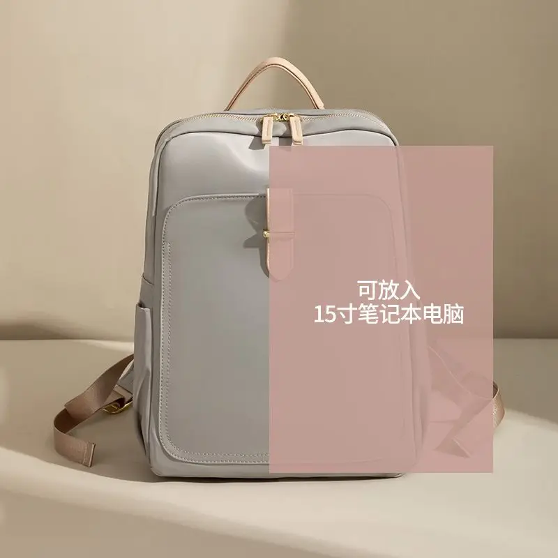 15.16 inch Backpacks for women Elegant Waterproof Anti-theft Travel Bag Fashion Casual Academy School Laptop Backpack Oxford