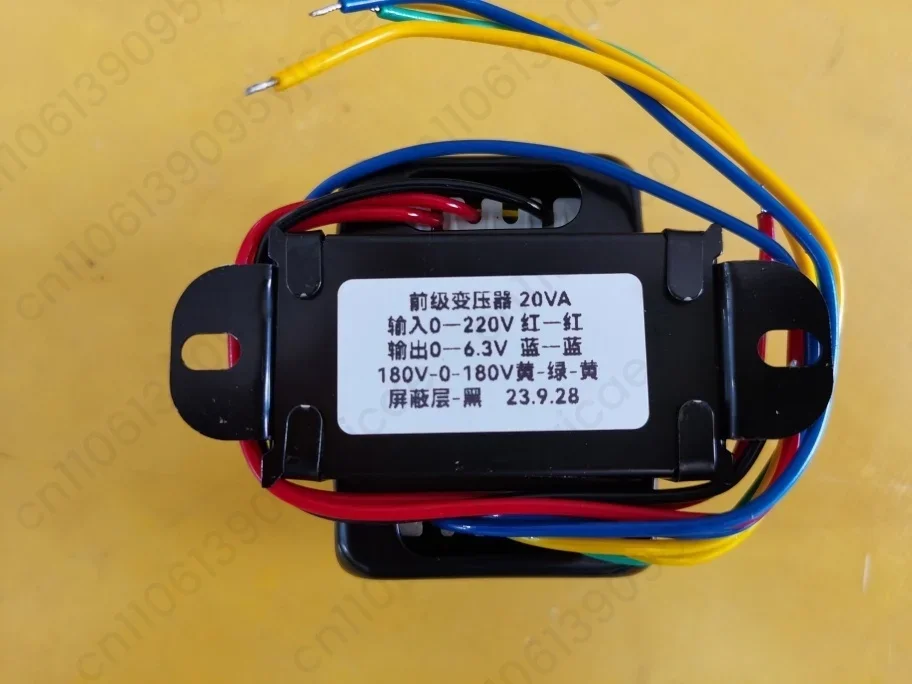 NF Tube preamp power transformer, dual 180V 6.3V transformers, preamp tubes 6N1, 6N2, 6N3, etc.