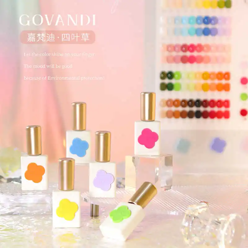 GOVANDI 50 kleuren Effen kleur Nagelgel set Nail Art Kit 2024 Nieuwe Professionele Hot koop Niet giftig UV gel nagelsalon Groothandel