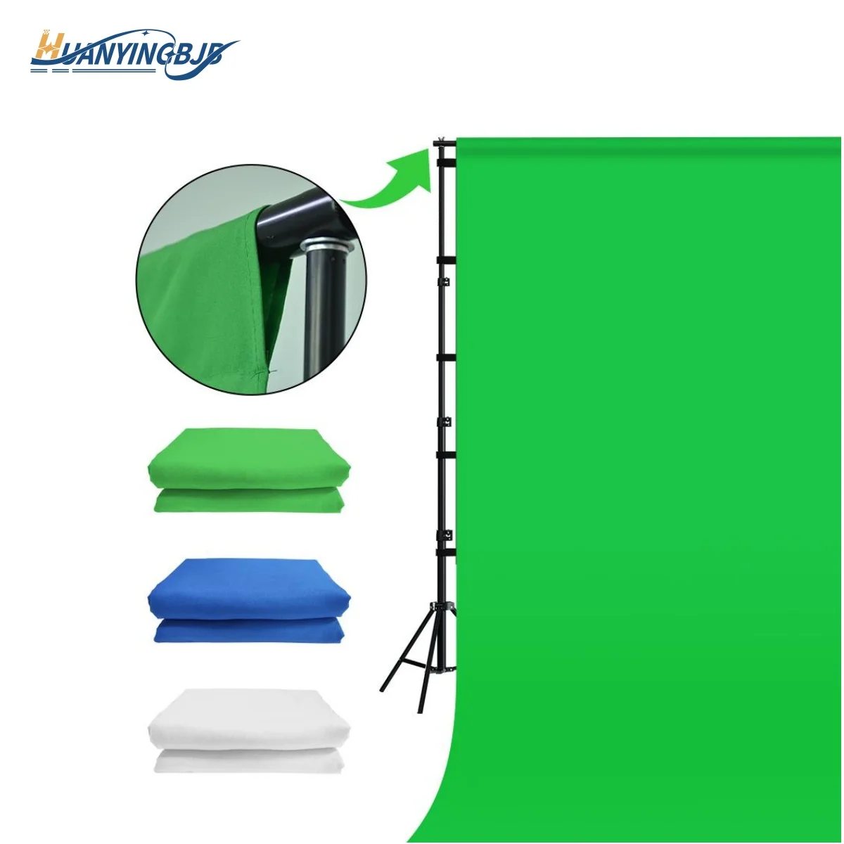 

Background For Photography Backdrops White/Black/Green Screen Chroma Key Muslin Studio Photo Video Shooting Backdrop Cloth Paper