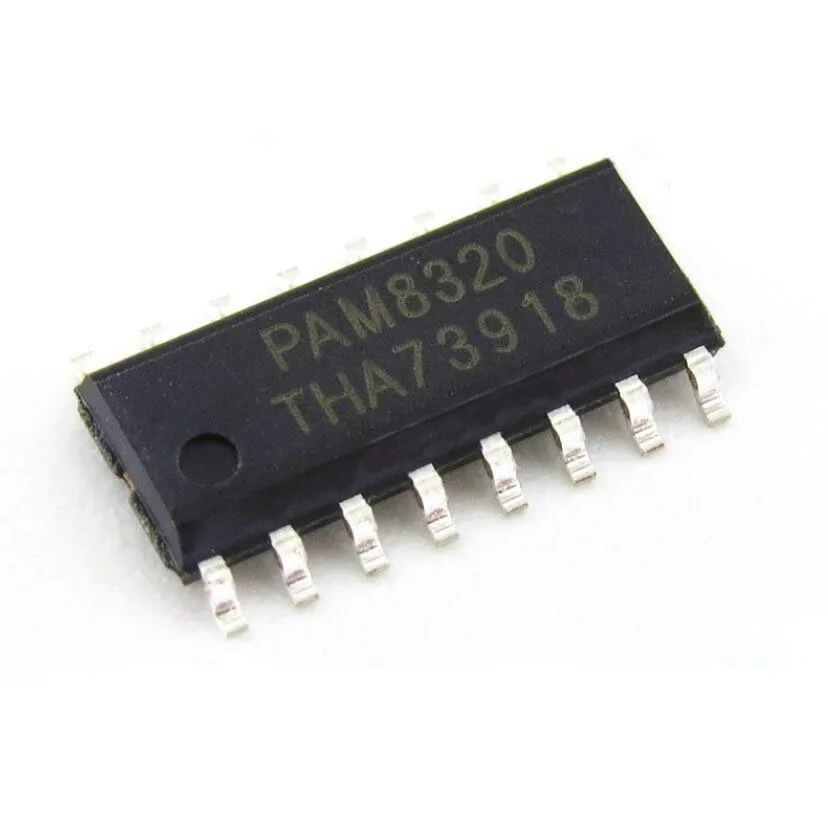 5PCS PAM8320 PAM8320RDR   SOP16  Plastic protective casing