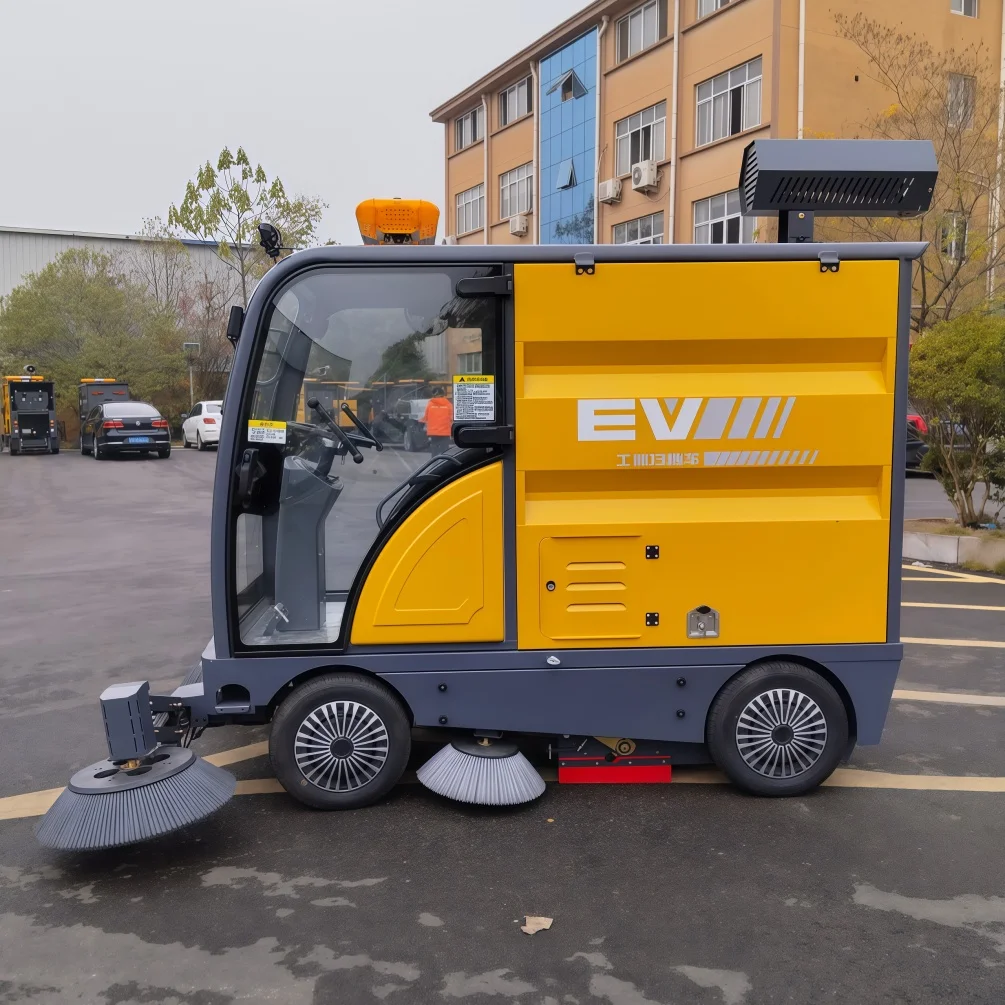 2026 Ride-On Electric Floor Sweeper Machine New Hot Selling for Parking Lot Garden Farm Warehouse Road Sweeping