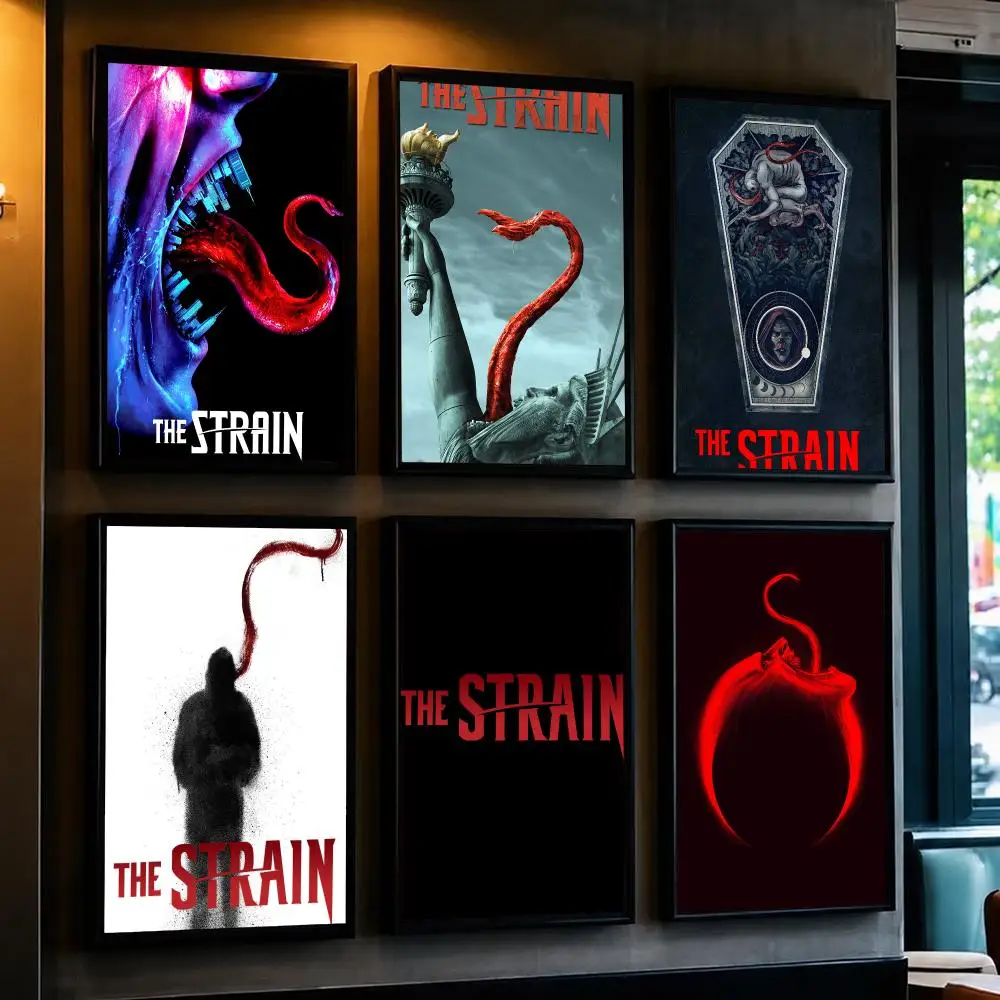 tv series T-The Strain-N Poster Decorative Wall Art Sticker for Cafe Office Bedroom and Living Room