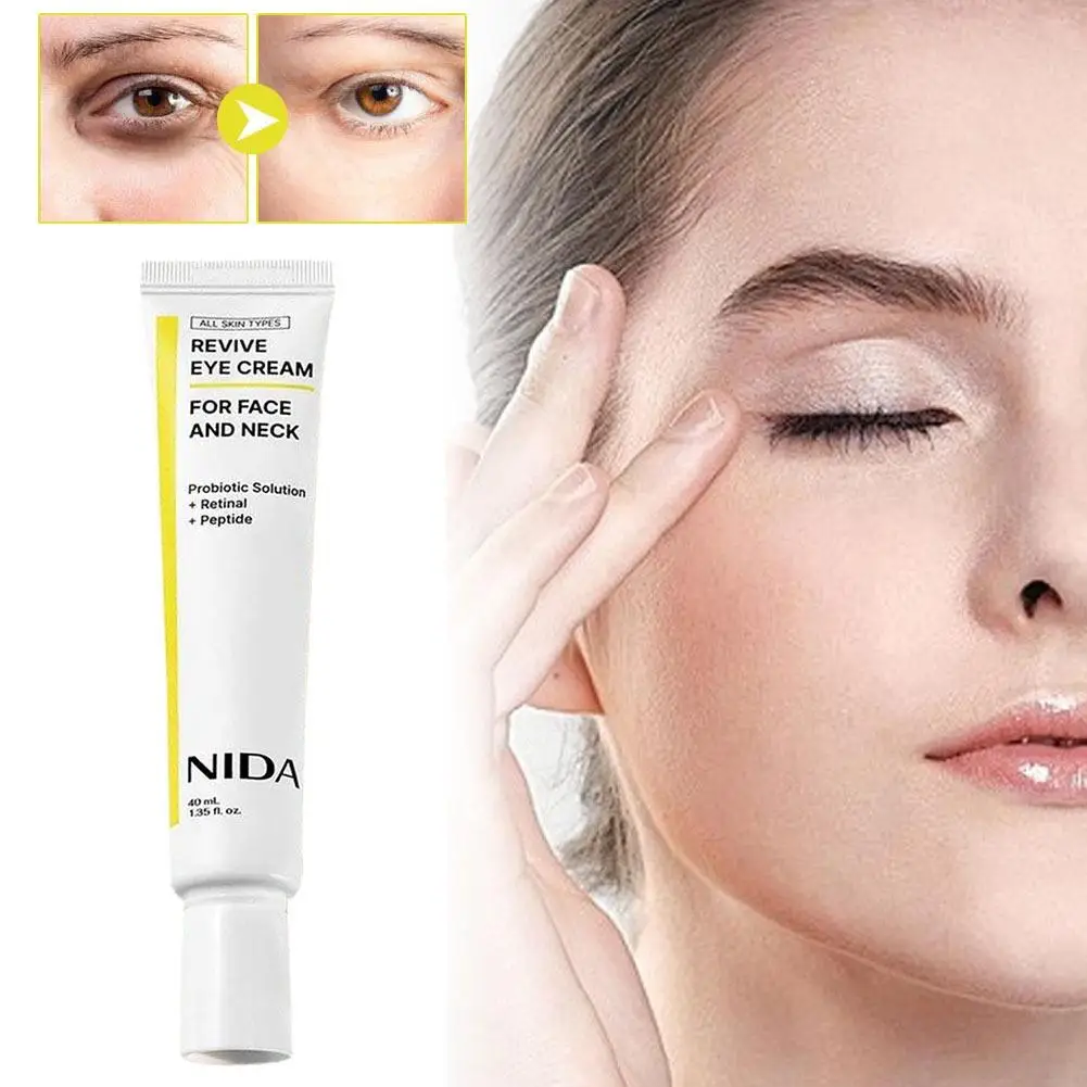 

NIDA 40ml Retinol Peptide Compound Eye Cream Fades Fine Lines Enhances Skin Elasticity Removing dullness and Moisturizing Skin