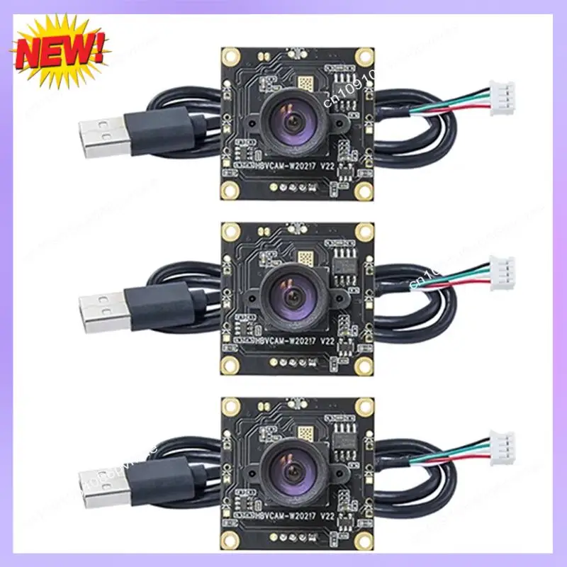 

T24C 3 Units Of OV9732 720P 30Fps Wide-Angle Camera Module For Autodarts Io With 1M Cable, PCB Dimension: 32X32mm