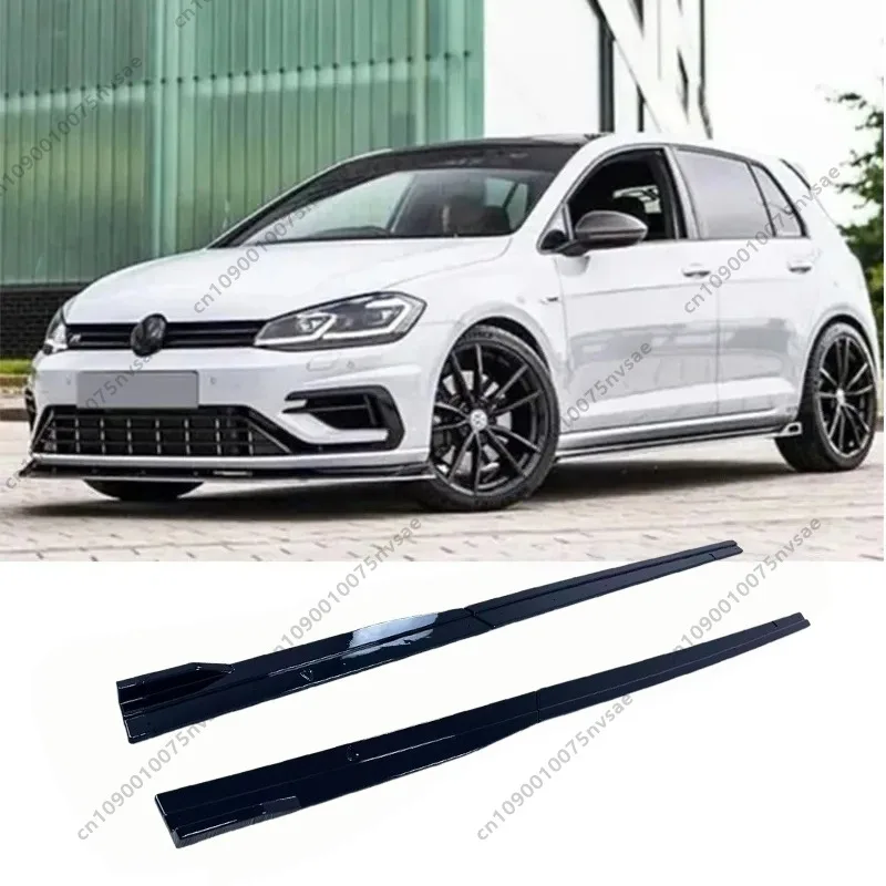 

For Vw Golf Mk7 Golf Mk7.5 GTI R R-Line 2012-2020 Side Skirts Spoiler Splitter Diffuser 4pcs Maxton Style Car Side Skirt Tuning