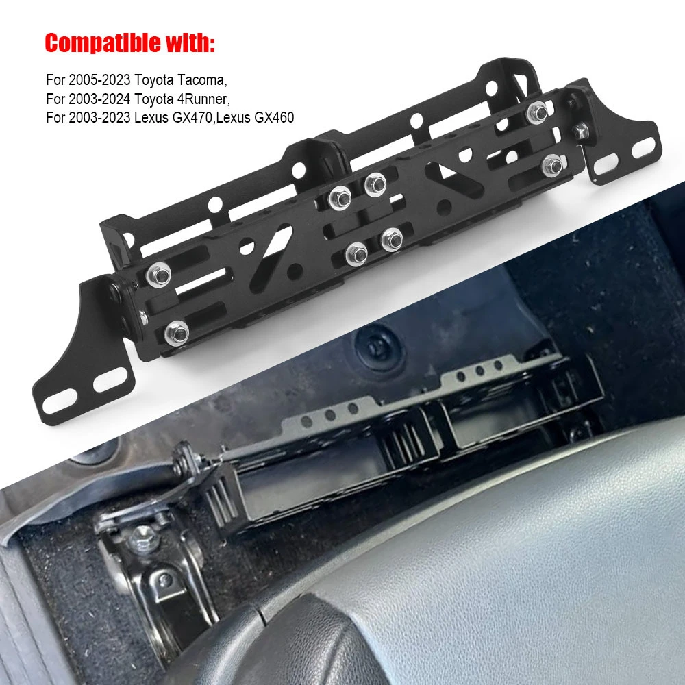 Front Seat Brackets Tactical Organizer and Storage Tray Rigid Molle Panel Mounts For Toyota Tacoma 4Runner For Lexus GX460 GX470