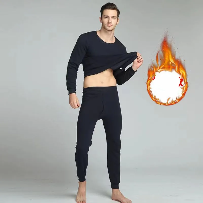 Winter Men\'s Thermal Underwear Long Johns For Male Winter Thick Thermo Underwear Clothes Sets Men Keep Warm Thick Thermal