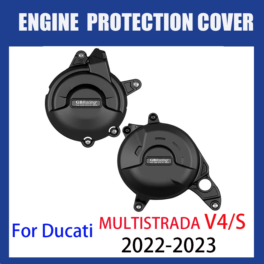 

For Ducati Multistrada V4 Rally & V4 Pikes Peak 22-23 Engine Protection Cover V4 S Grand Tour Motorcycle Engine Case Guard Saver