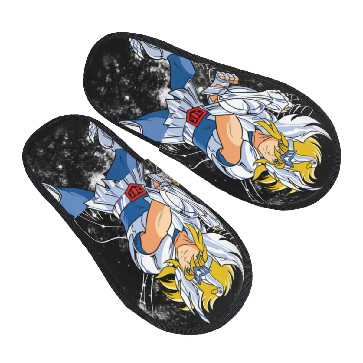 

Custom Animes S-Saintes S-Seiyaes Manga Warrior House Slippers Women Soft Memory Foam Hot Slip On Bedroom Slipper Shoes