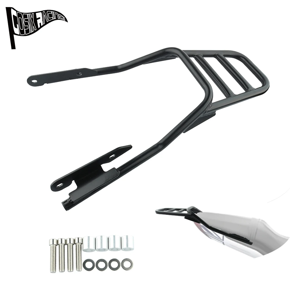 

Fit Trident 660 2021-2025 Motorcycle Top Box Bracket iron Luggage Carrier Rear Luggage Cargo Rack