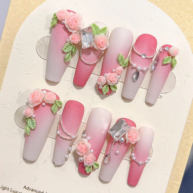 100pcs Leaves Nail Accessories Mixed Size 3D Resin Simulation Mini White And Green Leaf Nail Decorations Wholesale