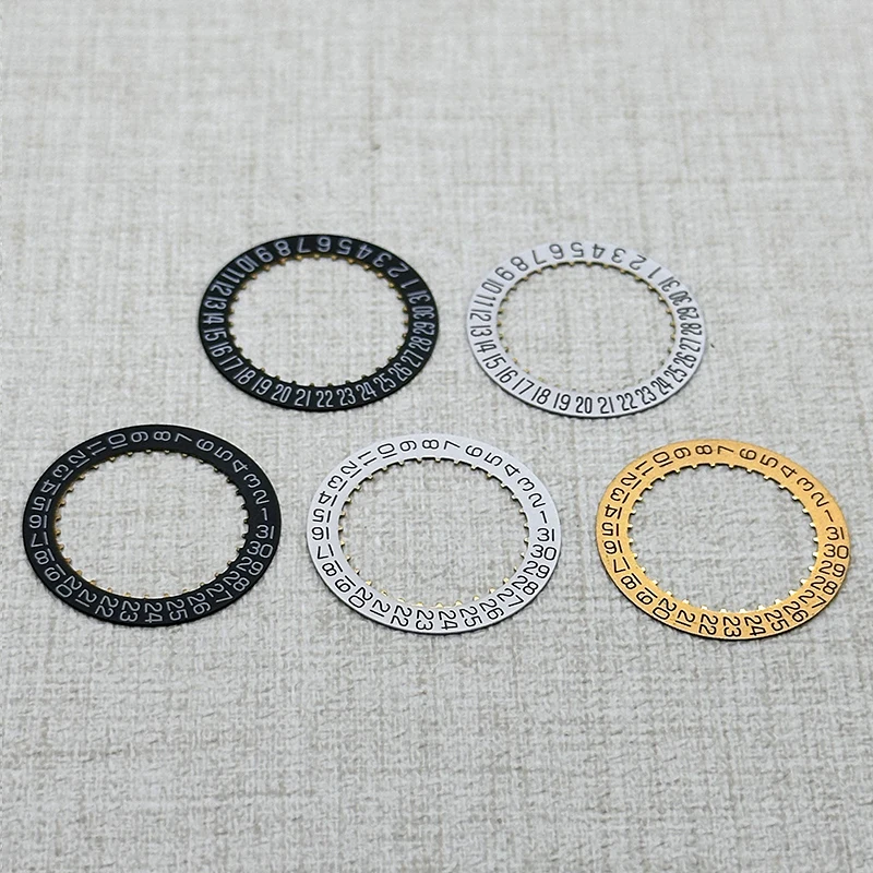 ETA 2824 Movement Date Disc Dial Compatible with 2824 Movement, 3 O'clock Crown, 3.0/6.0 Date Disc, Movement Wheel Train Compone