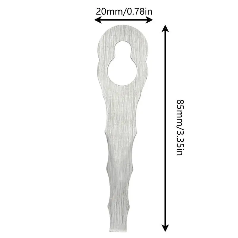 Lâminas de substituição de aço inoxidável, reposição para PolyCut 2-2 Trimmer, Acessório Cortador de Grama, Jardim Poderoso Trimmer Cabeça, 2 PCs, 4PCs