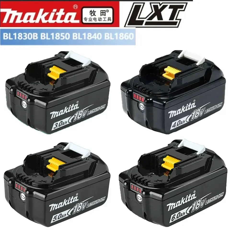 

Makita Original 18V Lithium Battery 6AH 3AH 4AH 5AH Battery BL1860 BL1830 BL1840 BL1850 Battery