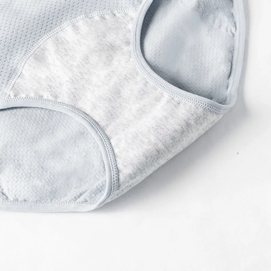 High-Quality Women Mid-Waist Breathable Physiological Underwear Antibacterial Plus Size Ladies Daily Wear Comfortable Panties