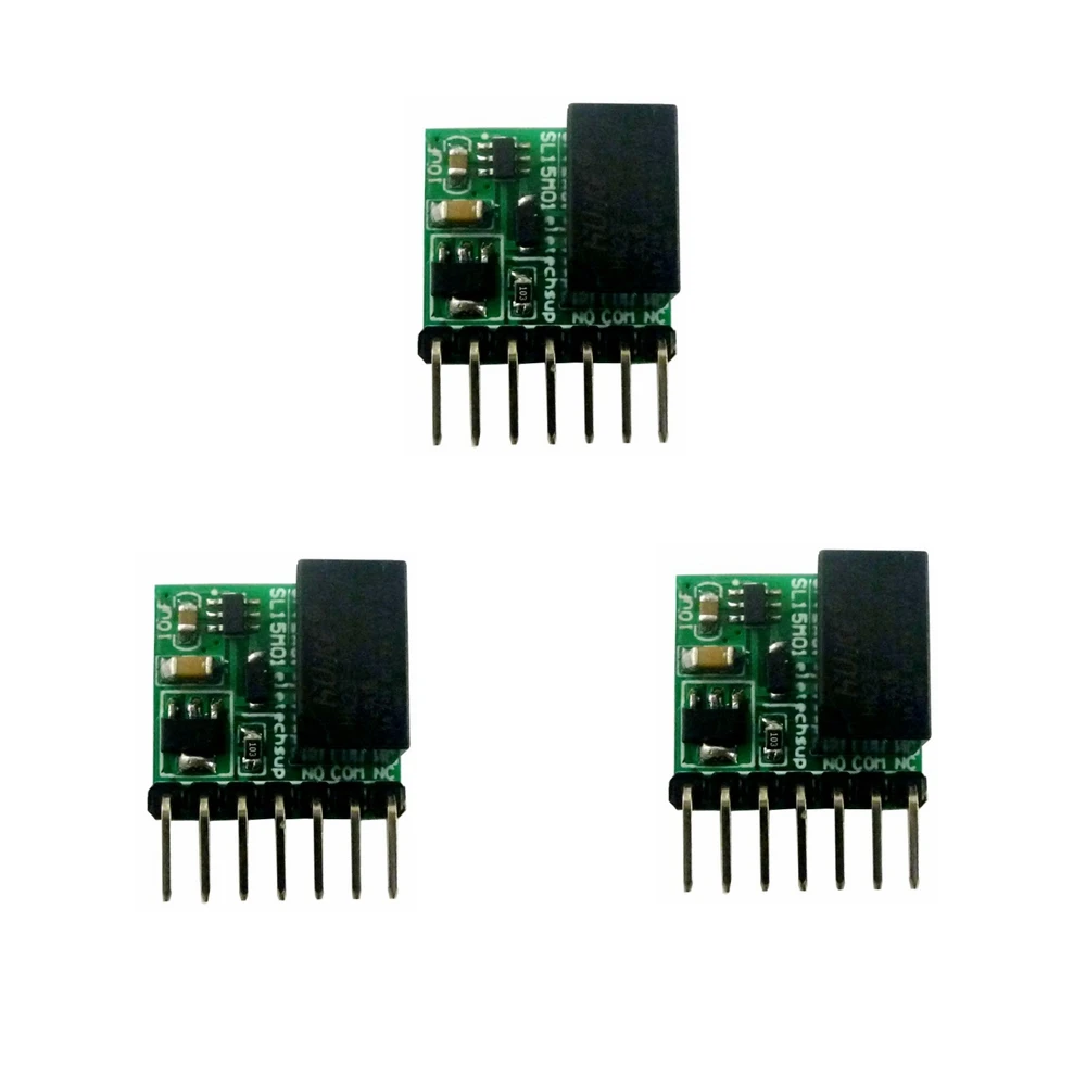 3PCS DC 12V 2A mini 1ch Bistable Self-locking Relay Module Flip-Flop Latch Switch Board for LED Motor Solenoid valve