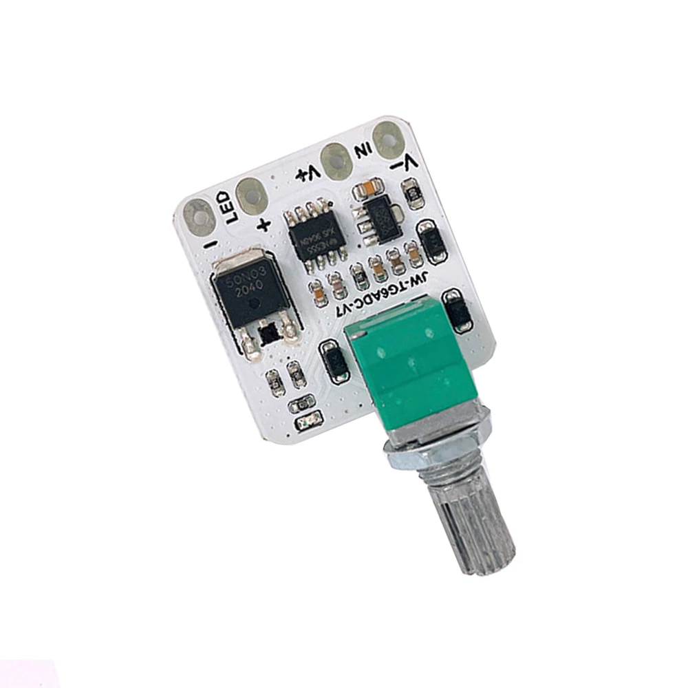 DC5-24V 5A LED Dimmer Botão Módulo Light Strip Dimmer Switch Board 0-100% Brilho Botão Ajustável Escurecimento Módulo