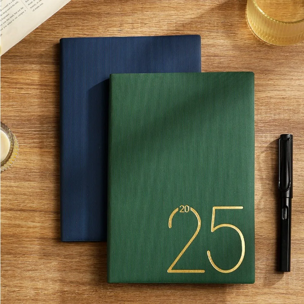 

Convenient A5 2025 Planner Notebooks 365 Days 400pages Schedule Journal 6 Colors Notepad Diary Writing Pads Stationery