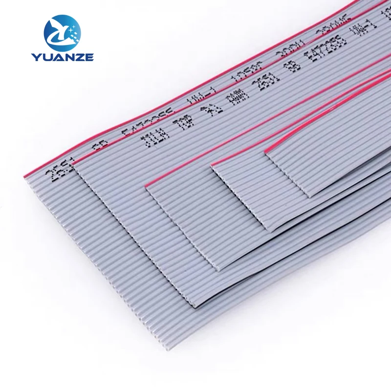 

1Meter 0.635mm Pitch Grey Flat Ribbon Cable For IDC FC 1.27MM Connector 10P/14P/16P/20P/40P 30AWG Wire