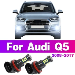 2Pcs LED Car Front Fog Light Lamps Bulb For AUDI Q5 8R 2008 - 2017 2009 2010 2011 2012 2013 2014 2015 2016 Auto Accessory