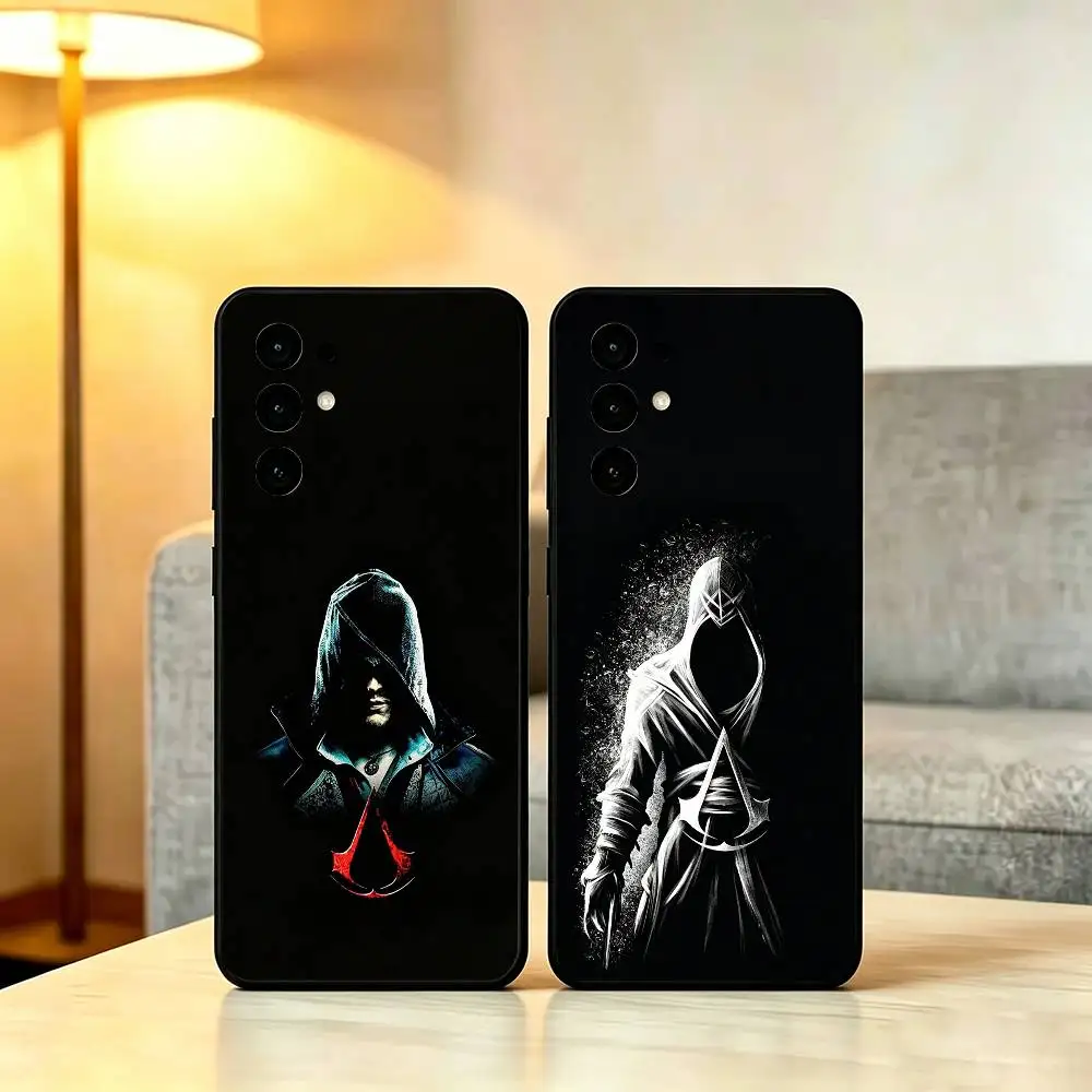 G-Game A-Assassins Phone Case For Samsung S25,S24,S21,S22,S23,S30,Ultra,S20,Plus,Fe,Lite,Note,10,Soft Black Cover