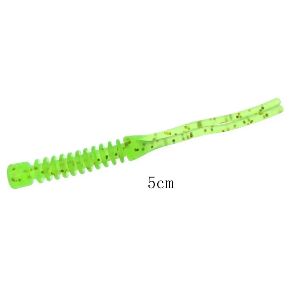 10 قطعة/الحزمة الكارب الإسفار الاصطناعي لينة إغراء Wobblers مزدوجة اللون الصيد السحر سيليكون سويم سيليكون لينة الطعم هدية #6