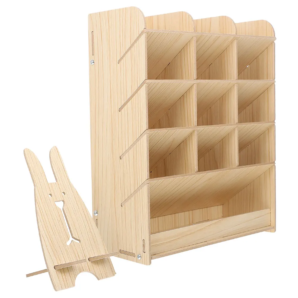 

Wooden Pen Colored Pencil ganizer Colored Pencil ganizer Marker Storage Desk Caddy Office Supplies Rack File Folder Box