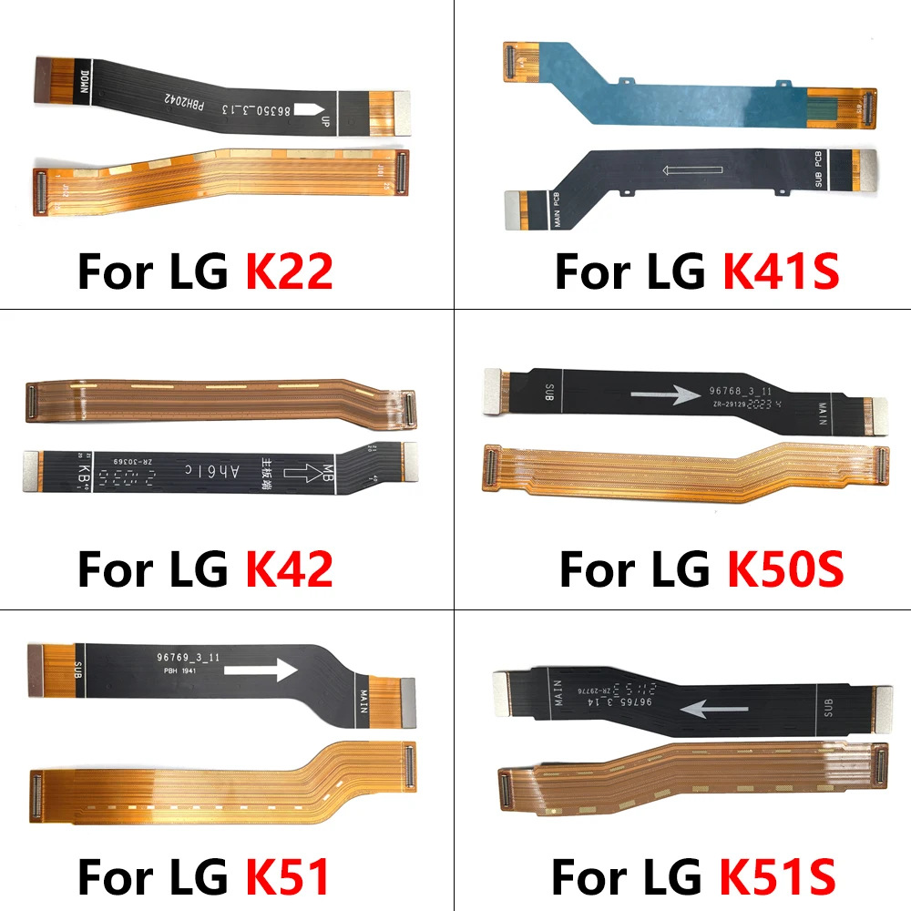 

10 шт./лот, новинка для LG K22 K41s K42 K50s K51 K51s K52 K61 K62 K92 материнская плата гибкий кабель запасные части