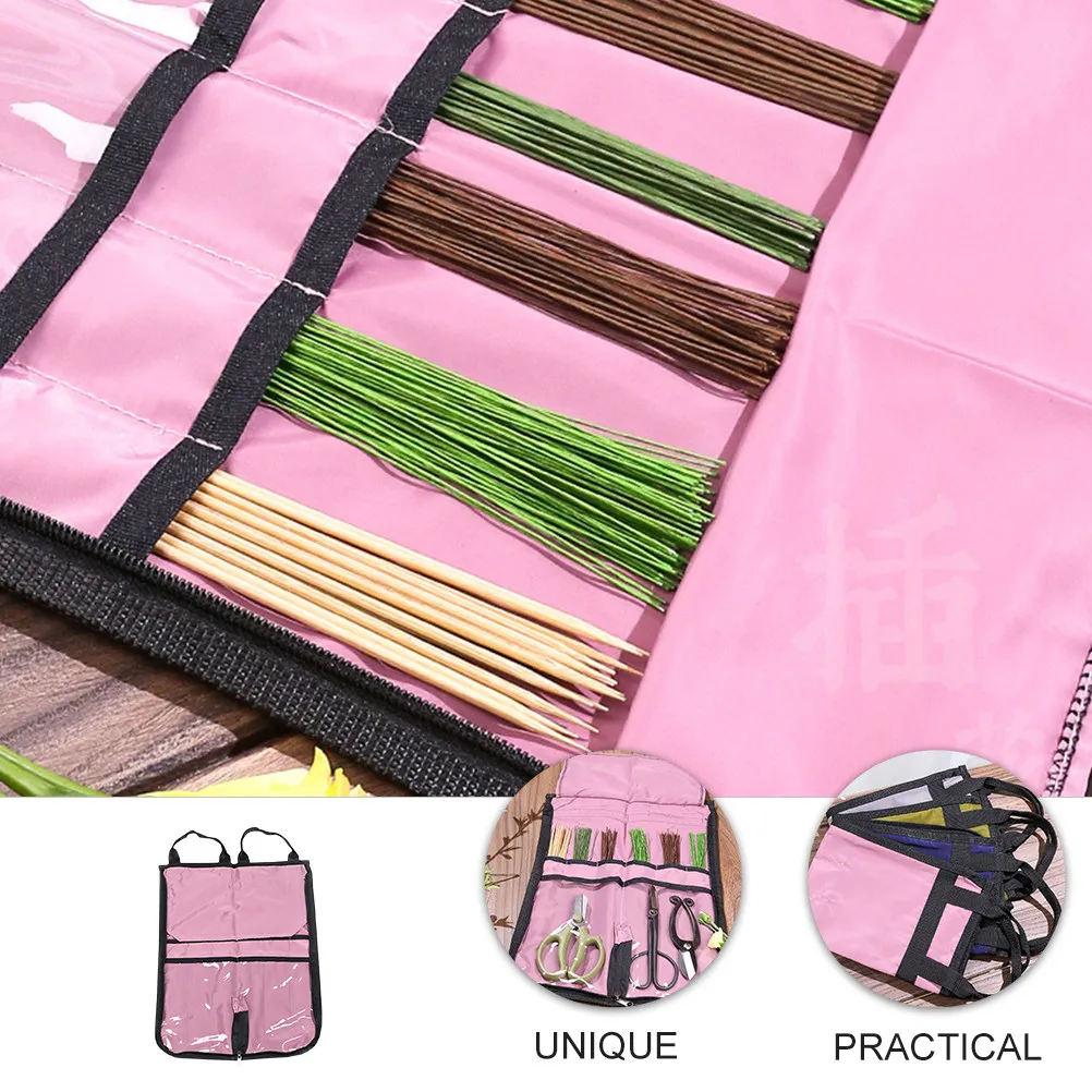 Spacious Flower Arranging Tools Bag Wear-Resistant Gardening Tools Pouch Ideal for Florist Kits Ikebana Supplies Floral