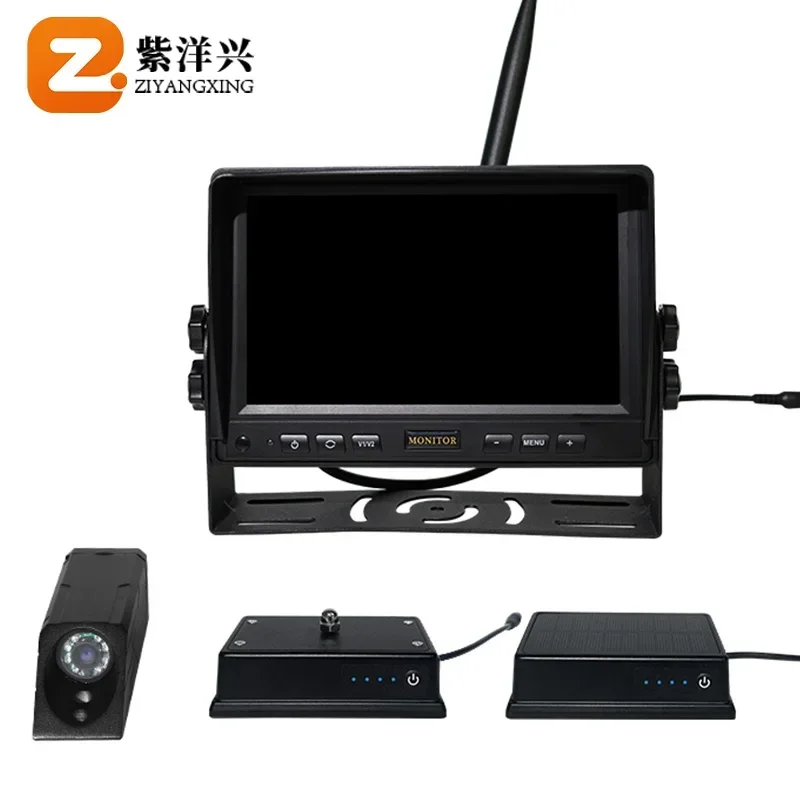 ZYX RTS 7 inch 4G GPS Truck surrounding bird view security monitoring camera Rear View Backup Camera And Monitor Kit System