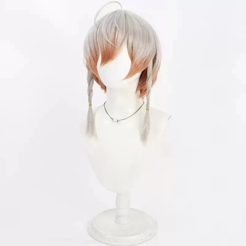 

2025 aaa Виртуальный YouTuber Klara Charmwood Косплей Парик Серебристо-серый Смешанный Оранжевый Термостойкие Синтетические Волосы Хэллоуин Вечеринка Рол