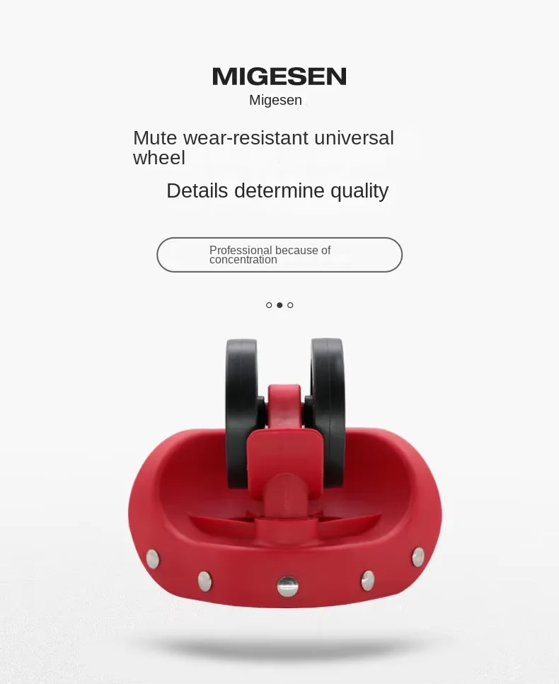 Silent Suitcase Replacement Swivel Caster Wear Resistant Luggage Trolley Wheel Travel Box Repair Spare Parts