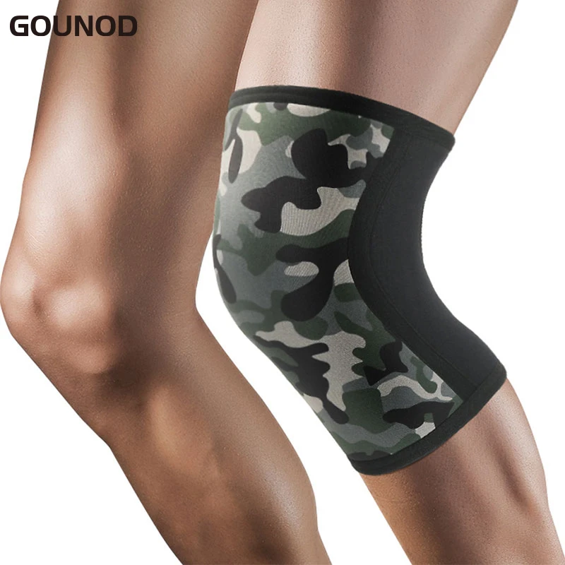 7mm Neoprene Knee Sleeves for Weightlifting (Pair) Compression Knee Brace Support For Squats Crossfit Training Workout Deadlift