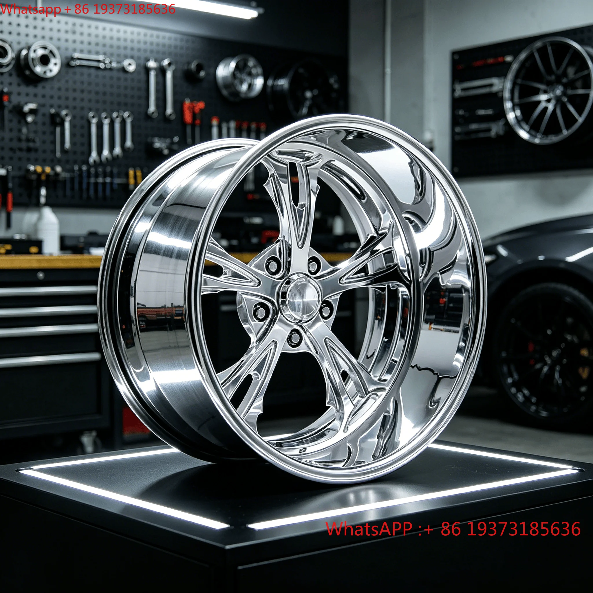 Source Factory Sales New Customize Forged Monoblock Deep Dish Wheels 15 Inch Aluminum Alloy Car Rims Modified